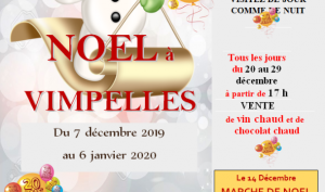 Affiche Noël 2019 à Vimpelles