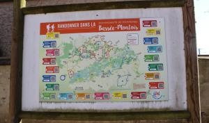Panneau de randonnée Luisetaines