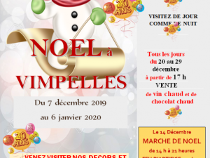 Affiche Noël 2019 à Vimpelles